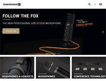 Tablet Screenshot of north-america.beyerdynamic.com